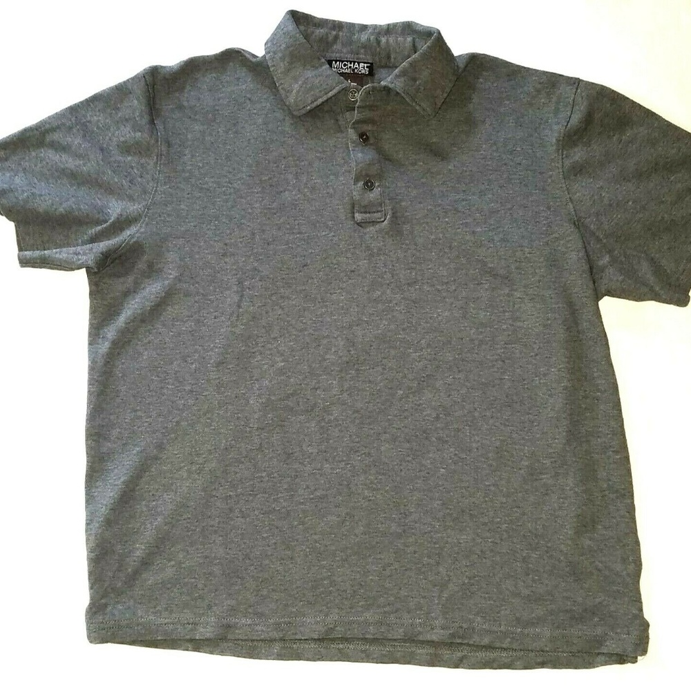 Michael Kors Heather Gray Polo | Large